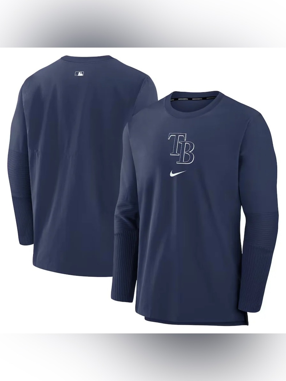 Nike Navy Tampa Bay Rays  Long Sleeve Performance Shirt
